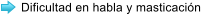 Dificultad en habla y masticacin