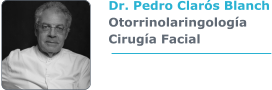 Dr. Pedro Clars Blanch Otorrinolaringologa Ciruga Facial